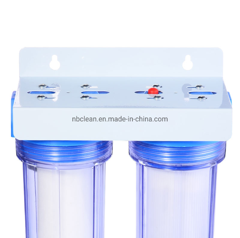 2 Stages Wall Mounted Water Purifier Plastic Housing Filter For RO System