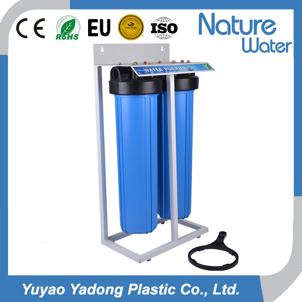 20' Blue Jumbo Water Filter Water Purifier with Steel Shelf