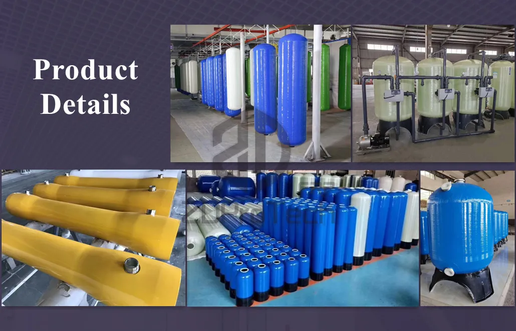 2020 Best Seller-FRP/ GRP 0917/ 0935/ 0942/ 0948 Vessel for Water Treatment Zdprotech Brand.