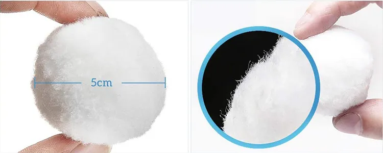 3 Micron High Filtration Precision Good Elasticity Filter Balls Fiber Media for Swimming Pool
