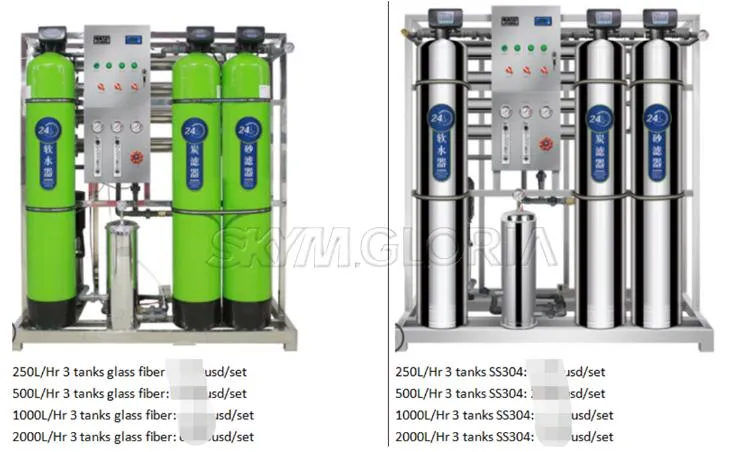 3000liters Per Hour Pure Drinking Water Making Treatment Equipment Reverse Osmosis System Machine