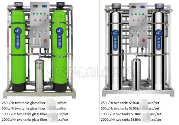 3000liters Per Hour Pure Drinking Water Making Treatment Equipment Reverse Osmosis System Machine