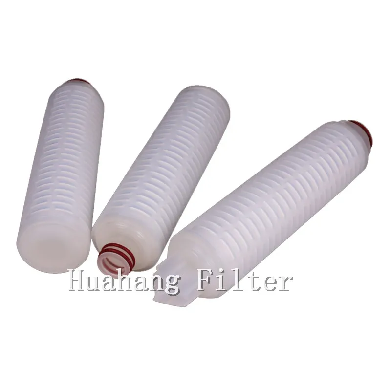 5′′9.75′′10′′20′′30′′40′′High efficiency nylon sterilization grade fold filter cartridge