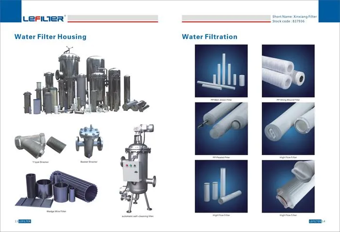 5 Micron 20 Micron Polypropylene Water Filter Cartridges for Pre-Filter