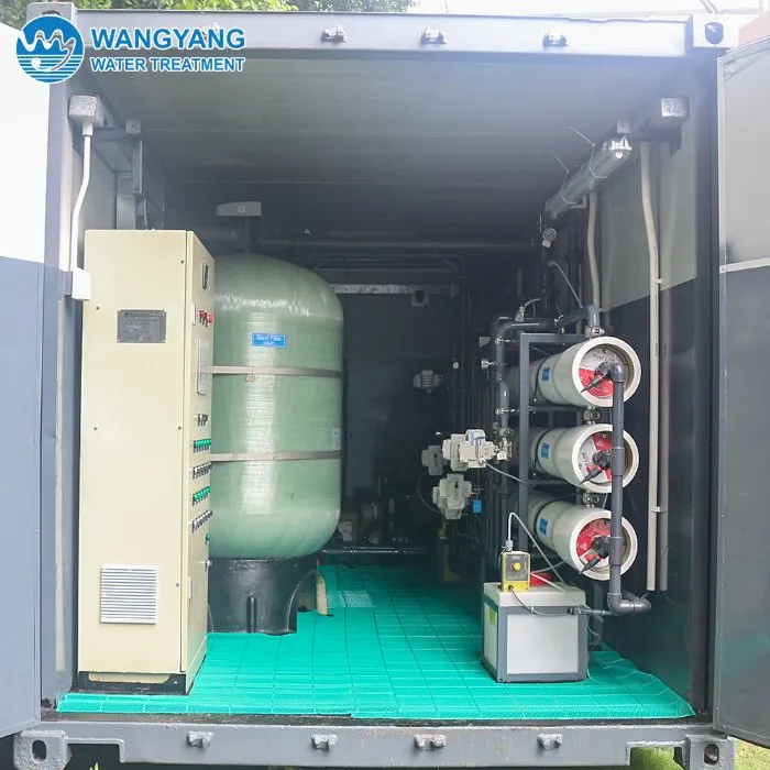 6000L/H Container Water Treatment System RO Machine for Sale