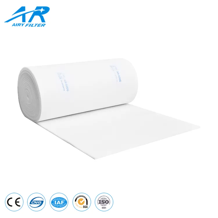 Airy Factory Price Ceiling Filter Roll Spray Booth with Synthetic