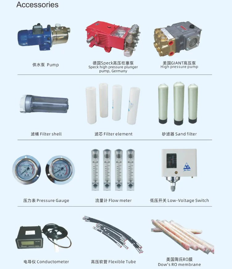 Captain Pure Desalination Plant 3tpd 99.2 % Desalination Rate Keep Fresh Water for You