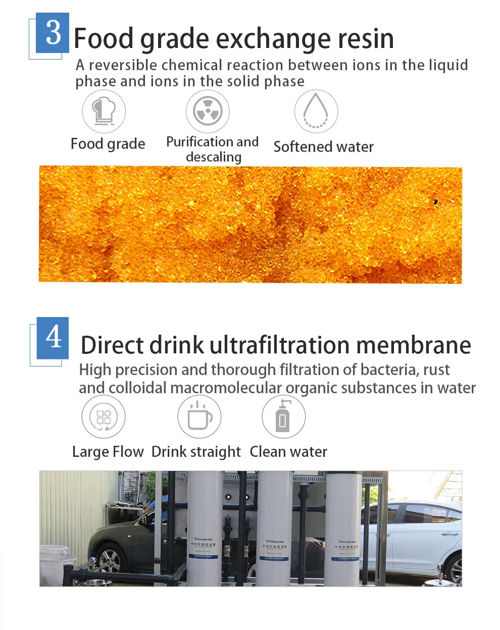 Commercial UF Ultrafiltration System RO Plant Water Purifier