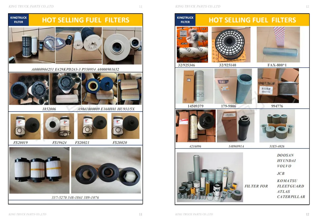 Construction Machinery and Equipment Af872 Air Filter Element Generator Set Air Compressor Excavator Filter