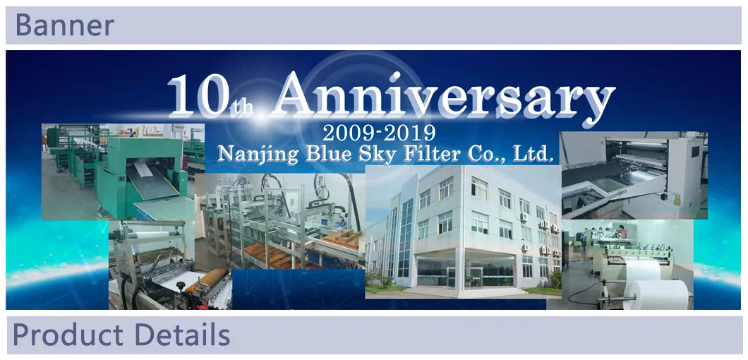 Customized 24X24X2 Merv 6 Pleated AC Furnace Air Filter