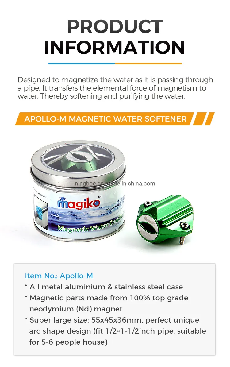 Dailymag Factory Supply Big Size 19800 Gauss Y3/4-M Magnetic Water Filter Magnetic Water Conditioner