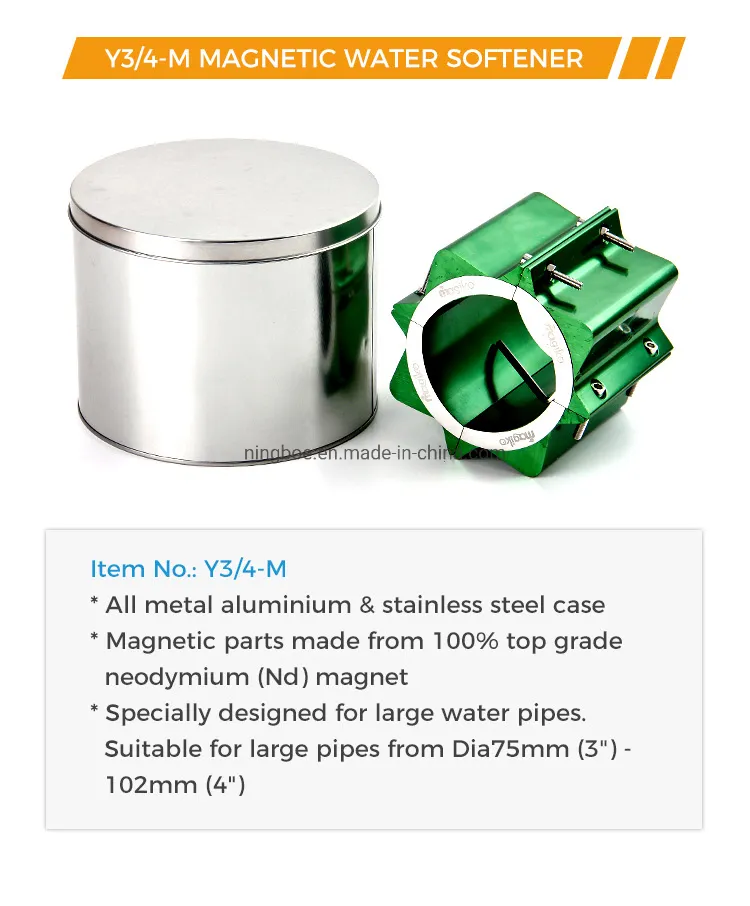 Dailymag Factory Supply Big Size 19800 Gauss Y3/4-M Magnetic Water Filter Magnetic Water Conditioner