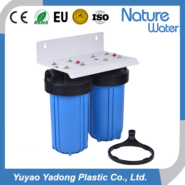 Double 10' Blue Jumbo Pipe Filteration Water Filter Water Purifier
