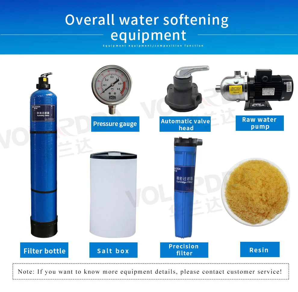 Drinking Water Reverse Osmosis Purification System Industrial Water Softener Treatment Filtration System