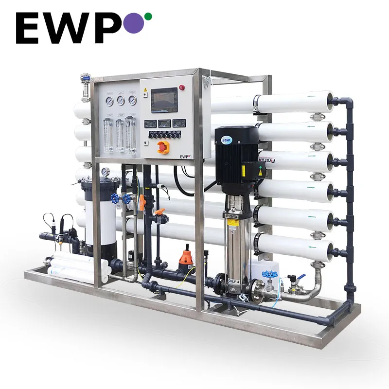 Ewp Reverse Osmosis Desalination Plant for Water Treatment (BWRO-P412-18000)