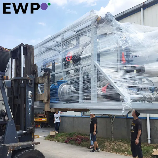 Ewp Reverse Osmosis Desalination Plant for Water Treatment (BWRO-P412-18000)