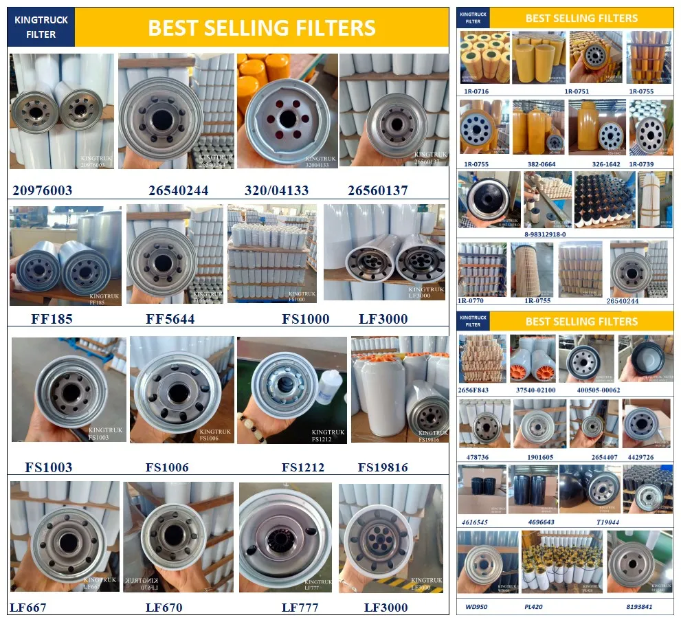 Excavator Fuel Filter 1r0721 1r-0732 8f-1151 A730X-6744-D2a