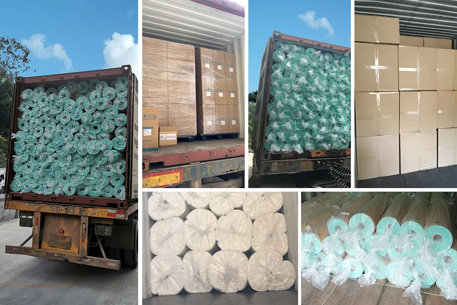 F5 Grade Net or Clooth Backing Ceiling Filter for Spray Paint Booth