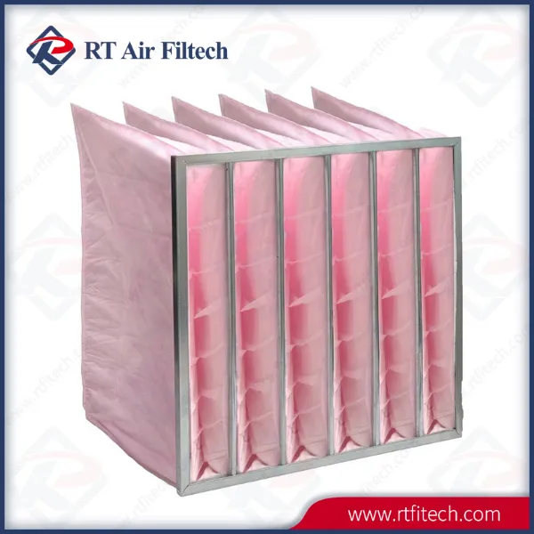 F7 High Efficiency Washable Air Filter Aluminium / Bag Air Vent Filter
