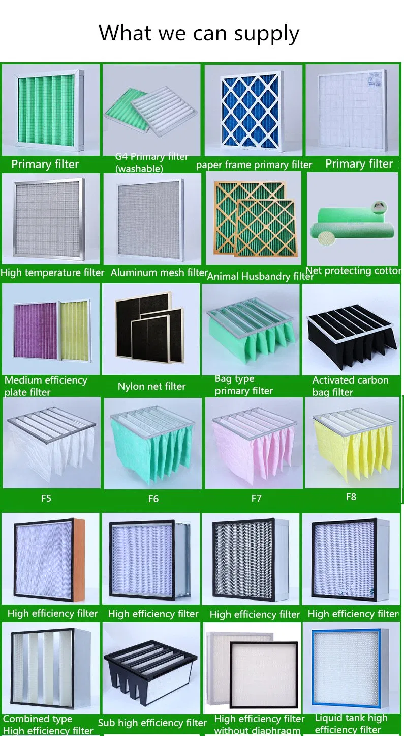 F7 High Temperature Resistant Glass Fiber Medium Efficiency Painting Mist Filter