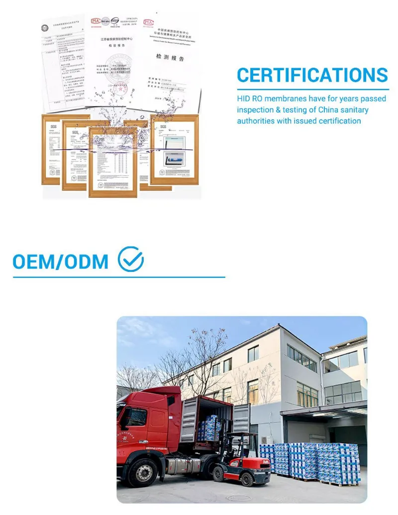 Factory Price Chinese Supplier 4inch RO Membrane 4040 Af for Brackish Water New for Pure Water Manufacturing