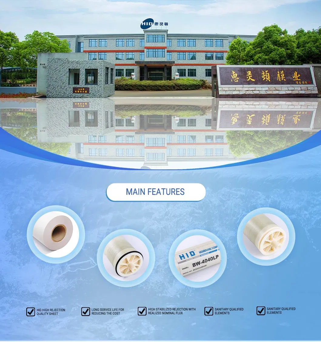 Factory Price Chinese Supplier 4inch RO Membrane 4040 Af for Brackish Water New for Pure Water Manufacturing