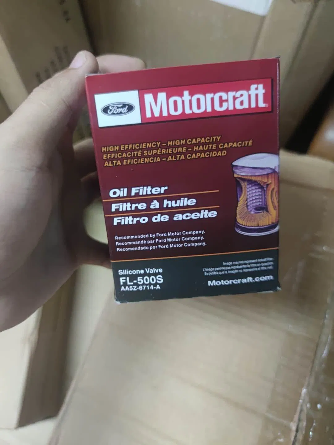 Ford Car Engine Parts Lubrication System Oil Filter Auto Parts Motorcraft Engine Oil Filter FL-400s FL-500s FL-820s FL-910s FL910s Be8z-6731-Ab