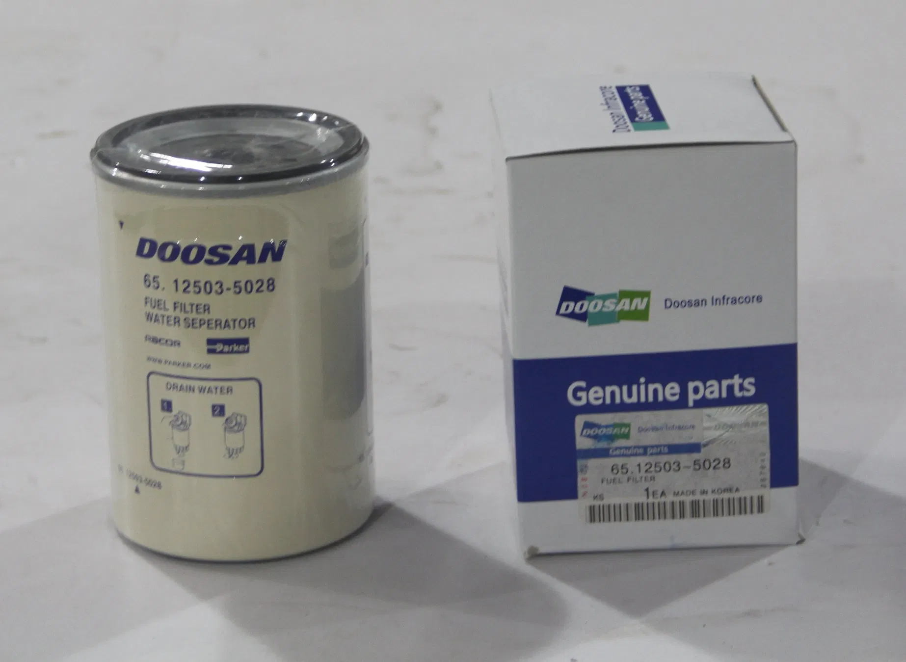 Fuel Filter Water Separator 65.12503- 5028 Doosan Engine Spare Parts