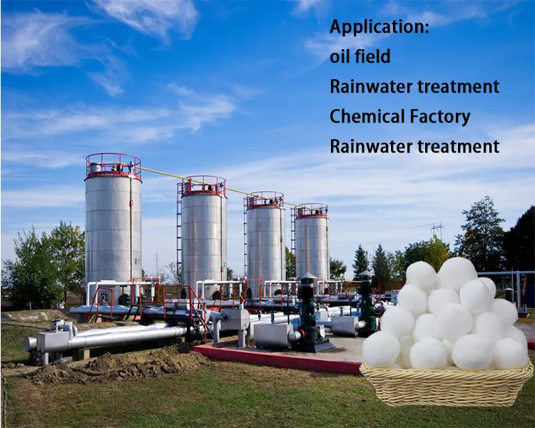 High Quality Lightweight Polyester Filter Ball Fiber Material for Industrial Water Treatment