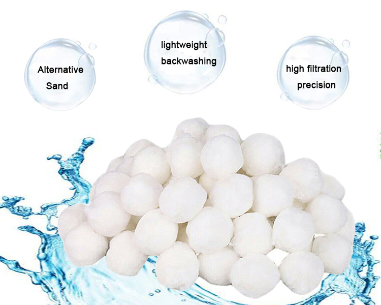 High Quality Lightweight Polyester Filter Ball Fiber Material for Industrial Water Treatment