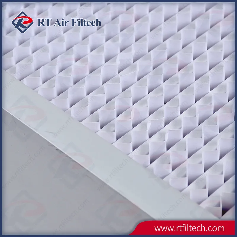 Hospital Pharmaceutical Factory Deep Pleat HEPA Air Filter