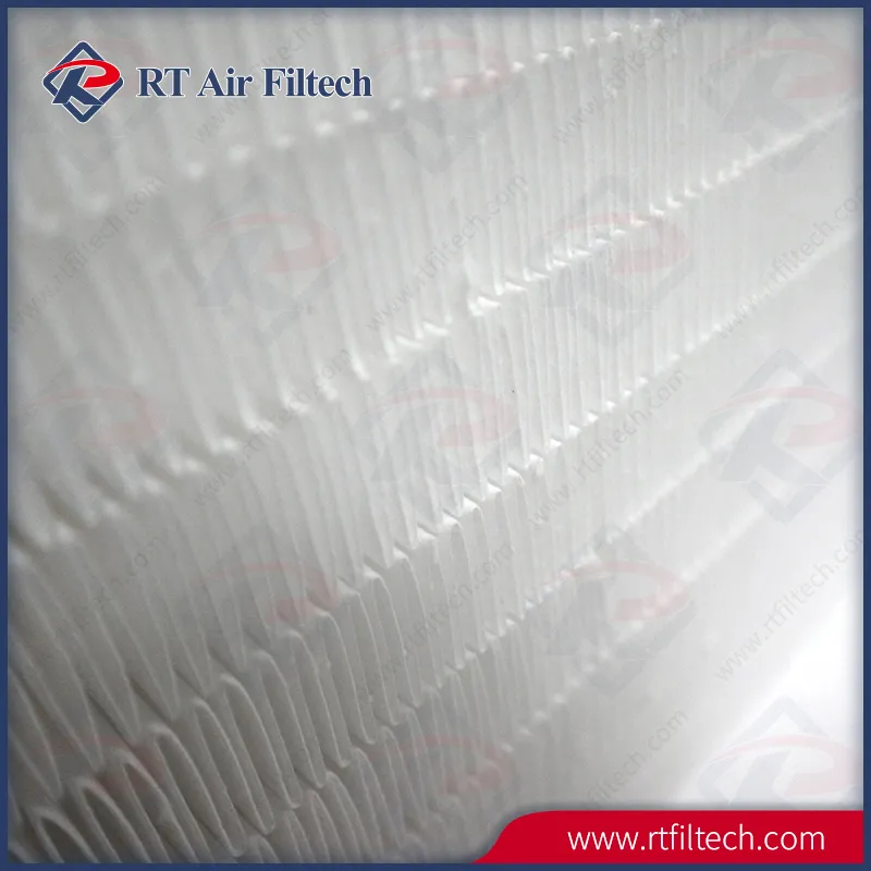 Hospital Pharmaceutical Factory Deep Pleat HEPA Air Filter