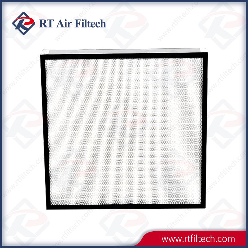 Hospital Standard Aluminum HEPA Air Filter in Particle Arresting 99.9% Air Filtration