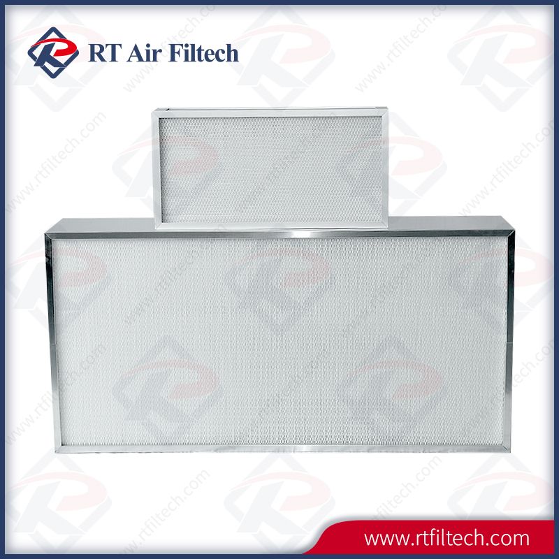 Hospital Standard Aluminum HEPA Air Filter in Particle Arresting 99.9% Air Filtration