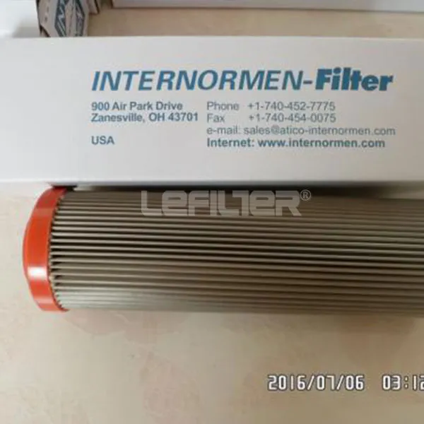 Hydarulic Oil Filter Internormen Filtration Filter 01. E. 450.10vg. Hr. E. P