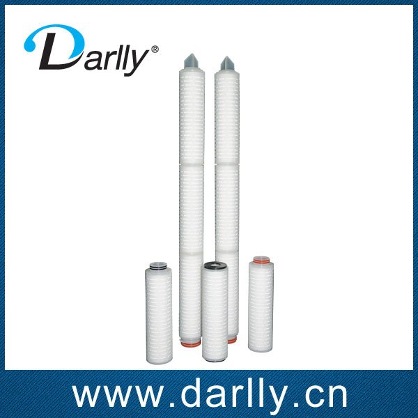 Joint Construction 20um PP Pleated Filter Cartridge