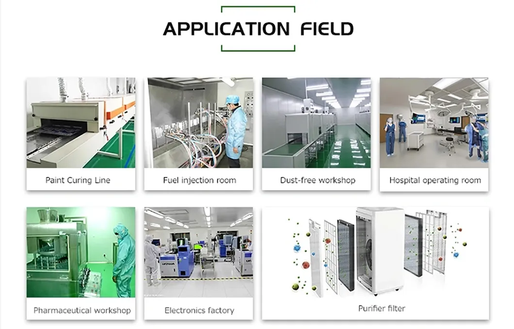 Long Service Life Folded Screen Filter for Air Conditioning
