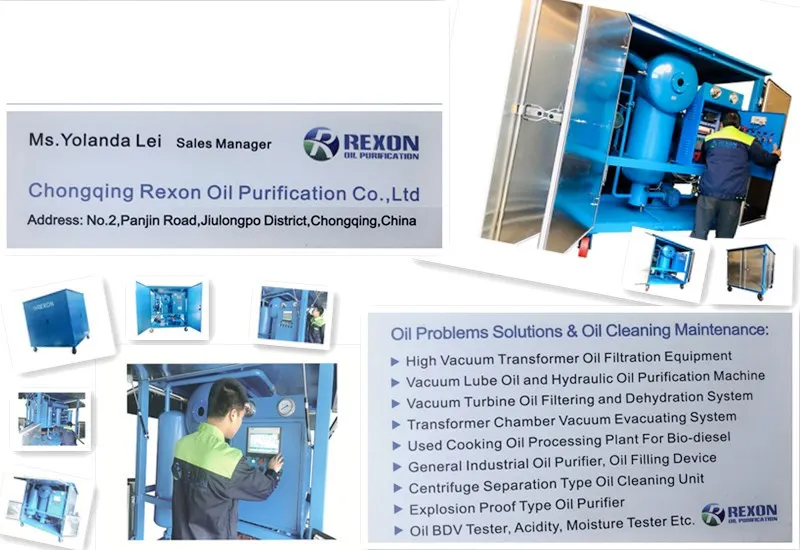 Lubrication Oil Purifier Machine with Vacuum Heating Treatment 3000L/H