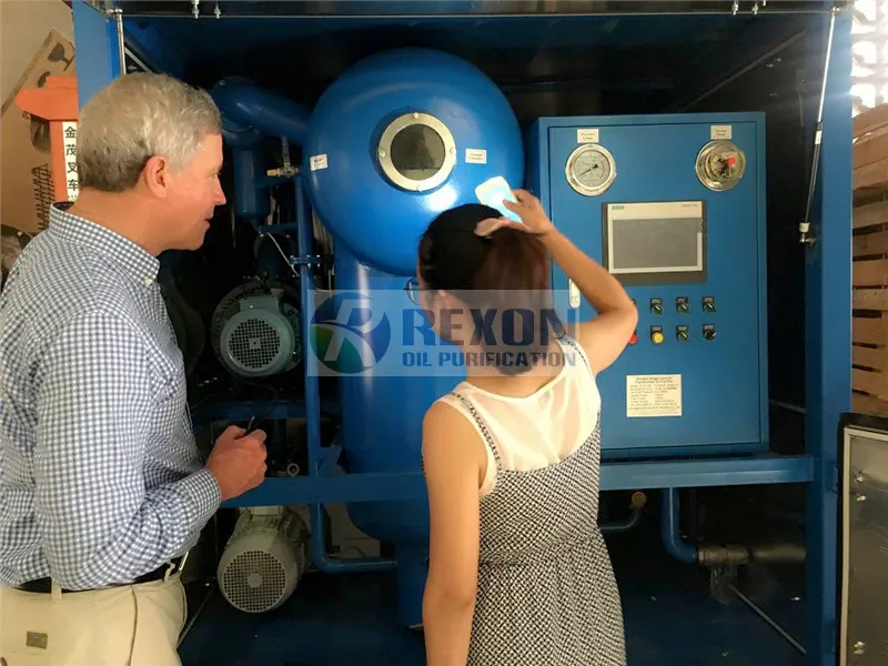 Lubrication Oil Purifier Machine with Vacuum Heating Treatment 3000L/H