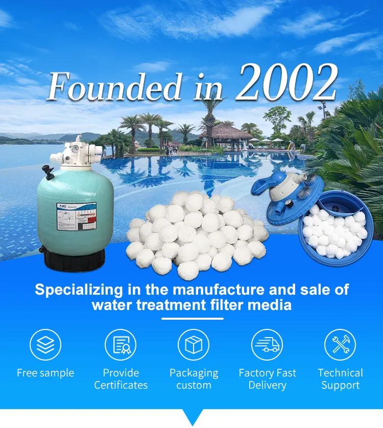 Lvyuan Pool Filter Balls Eco-Friendly Swimming Pool Sand Filters Replacement Fiber Filter Media