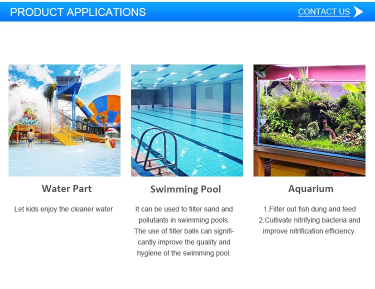 Lvyuan Pool Filter Balls Eco-Friendly Swimming Pool Sand Filters Replacement Fiber Filter Media