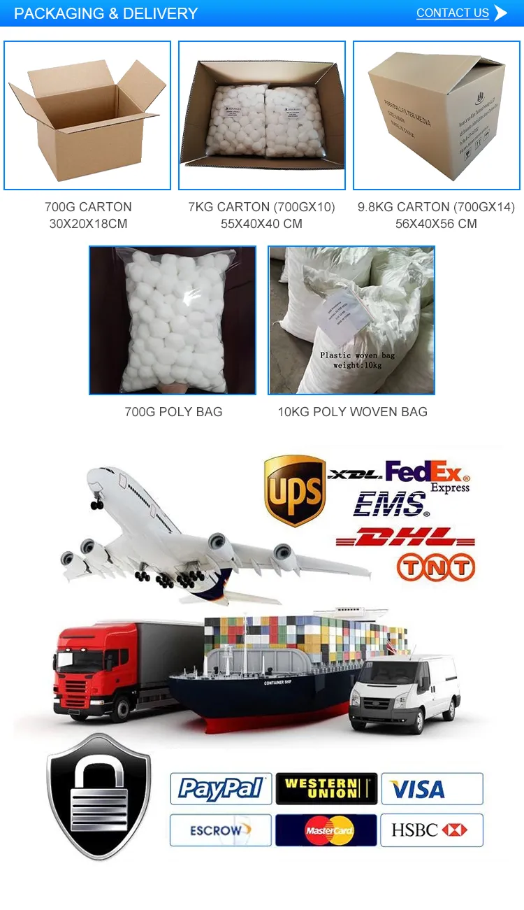 Lvyuan Pool Filter Balls Eco-Friendly Swimming Pool Sand Filters Replacement Fiber Filter Media