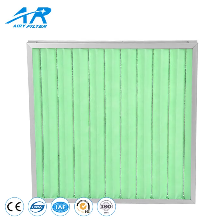 Modern Foldable Washable Pleated Pre Panel Filter with High Quality