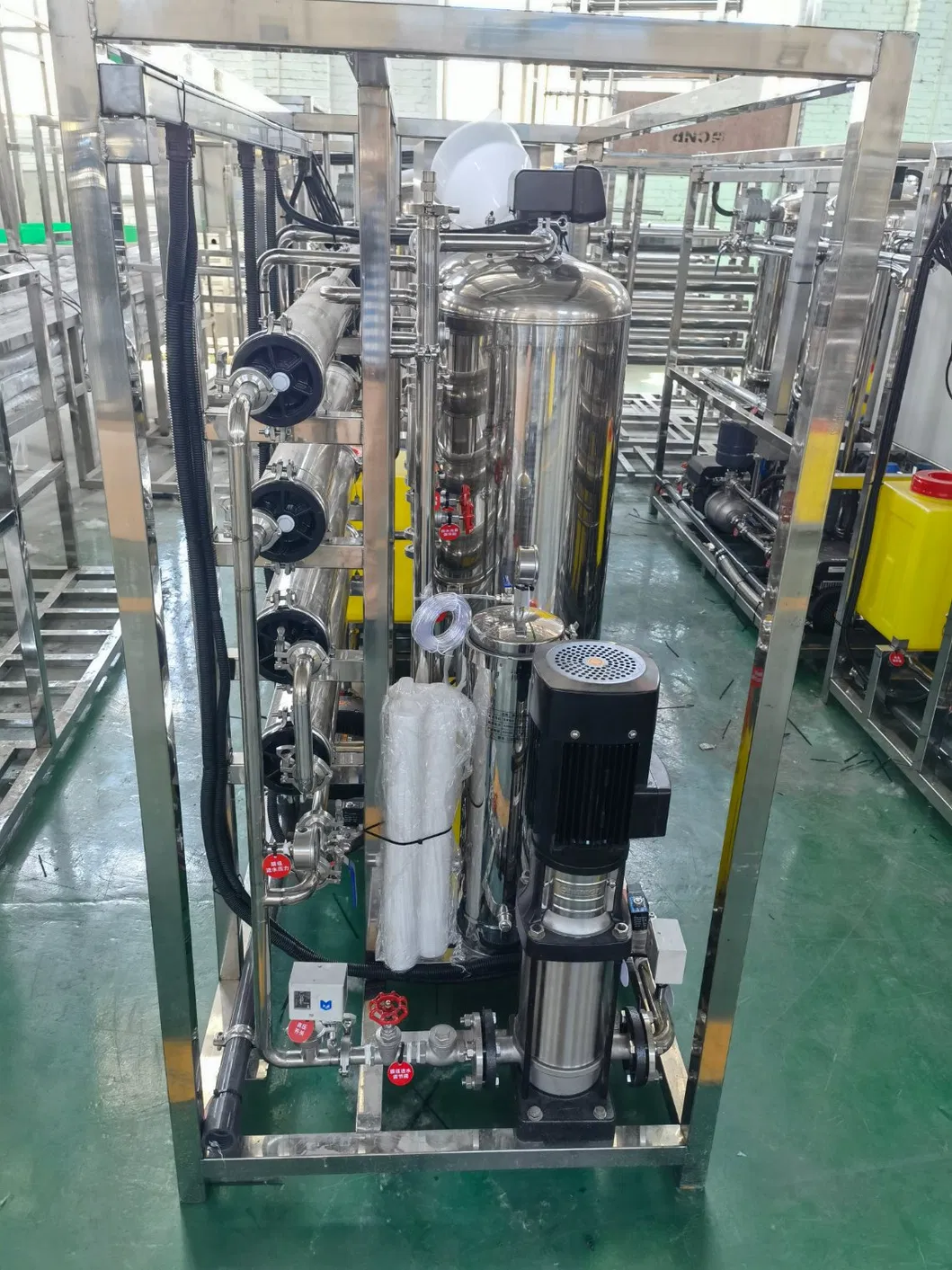 Municipal Drinking Well Brackish Seawater Desalination System Underground Above Ground Container Skid