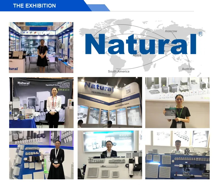 Natural IP54 Electrical Panel Enclosure Cabinet Fan Filter Ntl-FF120