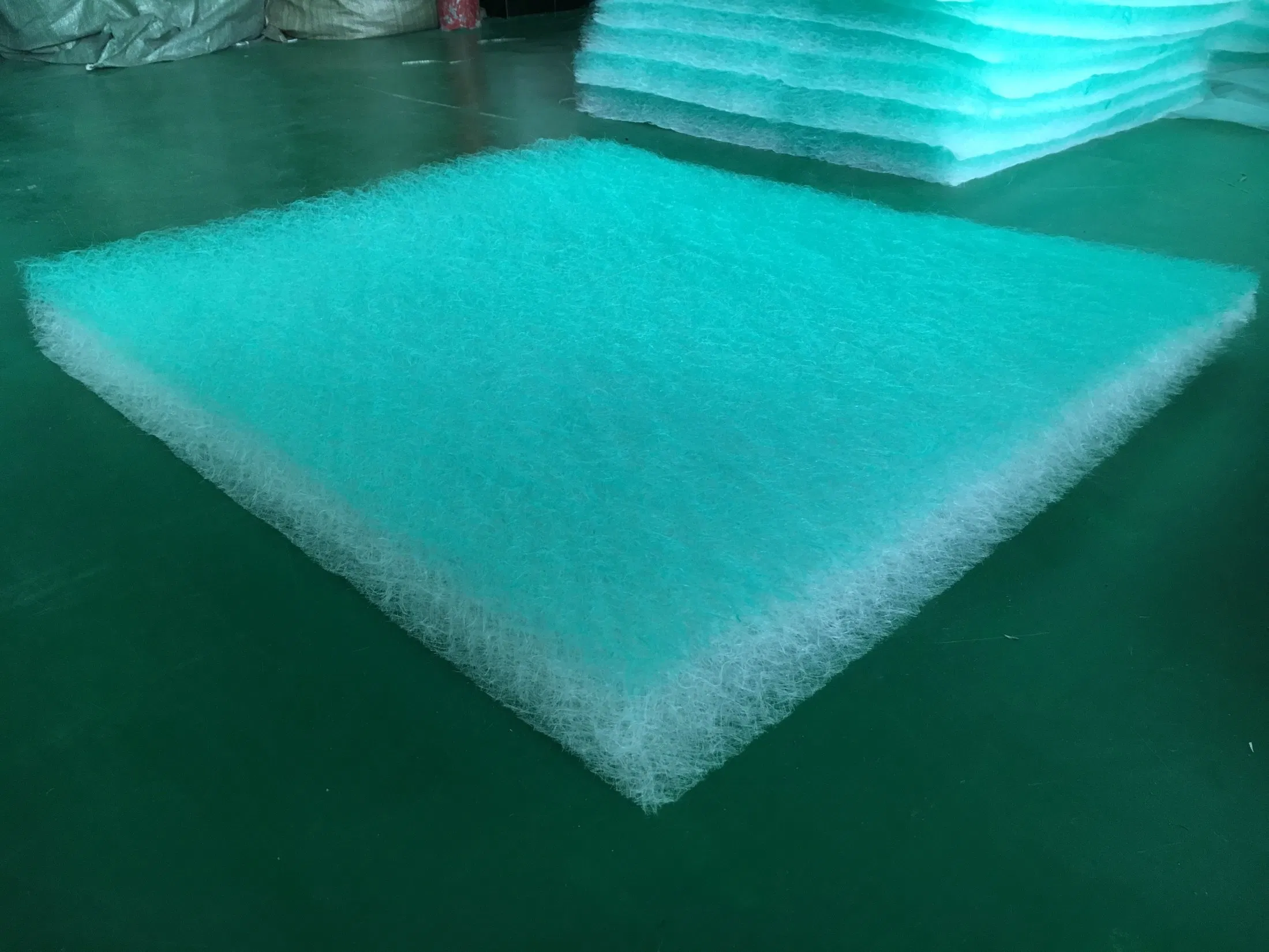 PA-50 Green and White Color Floor Filter