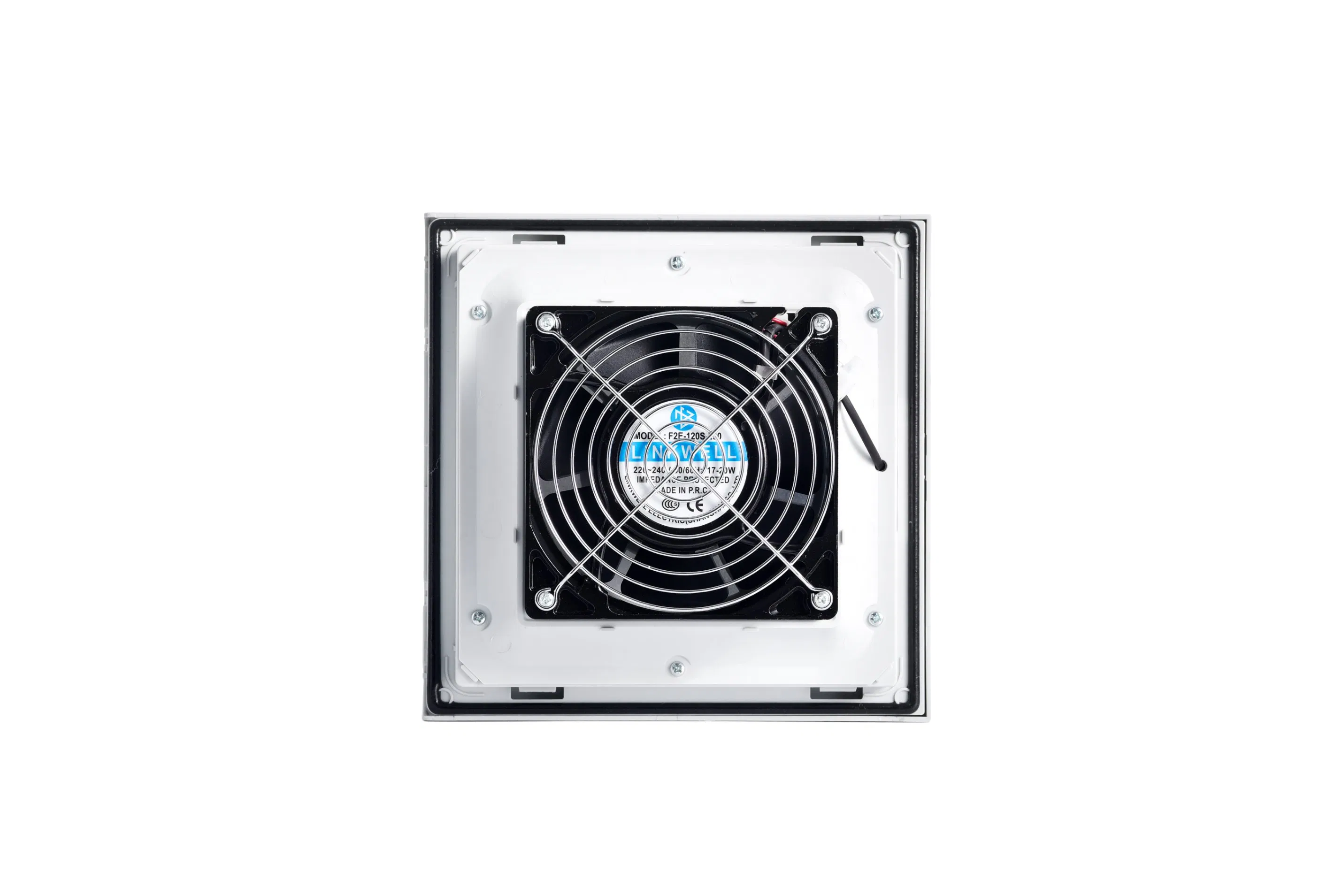 Ral7035 204mm Electrical Cabinet Ventilation Cooling Fan Enclosure Fan Filter