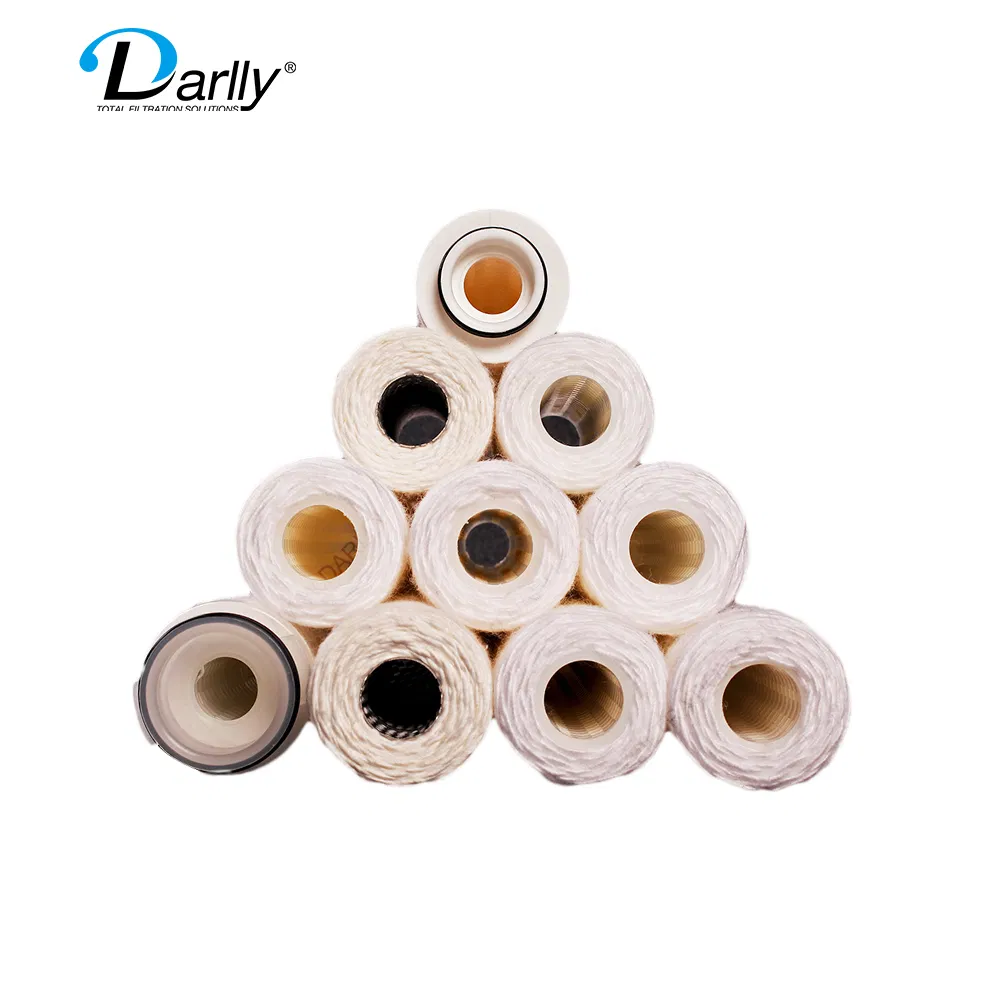 Sediment Water PP String Wound Filter Cartridge RO Pre-Filtration