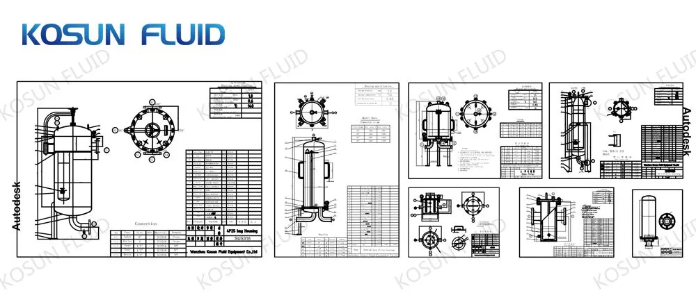 Stainless Steel Ss Multi Bag Cartridge Lenticular Magnetic Gas Steam Beer SS316 Duplex Vessel Tri Clamp Sanitary Filter Housing