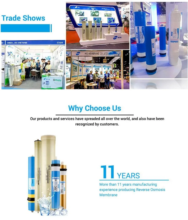 Tw-4040xle HID Industrial Reverse Osmosis 4 Inch RO Membrane 4040